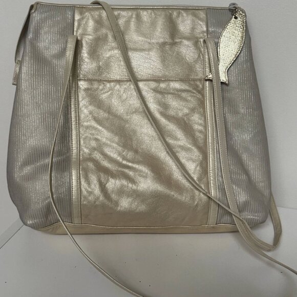 Vintage 80s Sharif Shoulder Tropical Fish Multicolored Purse Handbag - Picture 7 of 16